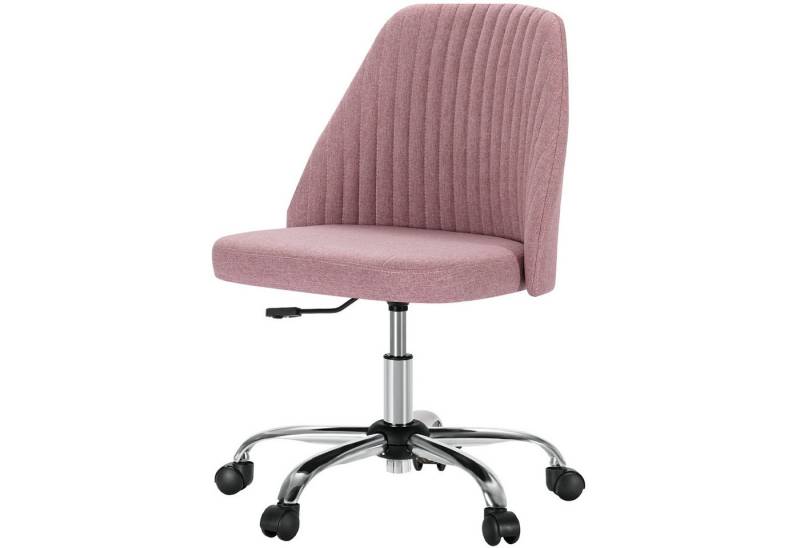 DUMOS Bürostuhl ergonomischer ohne Armlehnen Schreibtischstuhl office chair Drehstuhl, höhenverstellbarer Bürostuhl von DUMOS
