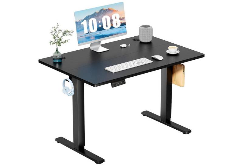 DUMOS Computertisch Elektrischer Höhenverstellbar Schreibtische, Standing desk,Office Desk (ein Tisch), Breite 100/120/140 cm von DUMOS