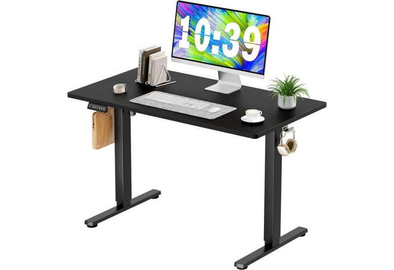 DUMOS Computertisch Elektrischer Höhenverstellbar Schreibtische, Standing desk,Office Desk (ein elektrischer höhenverstellbarer Schreibtisch), Breite 100 cm von DUMOS