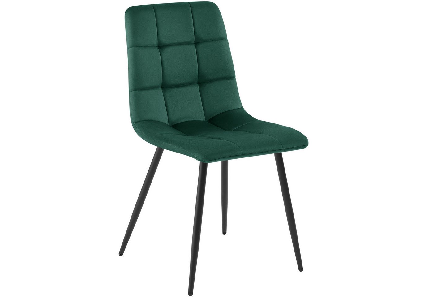 DUMOS Esszimmerstuhl Stuhlset – Polsterstühle, Moderner Küchenstuhl. Samt (Set), 2-teiliges Set von DUMOS