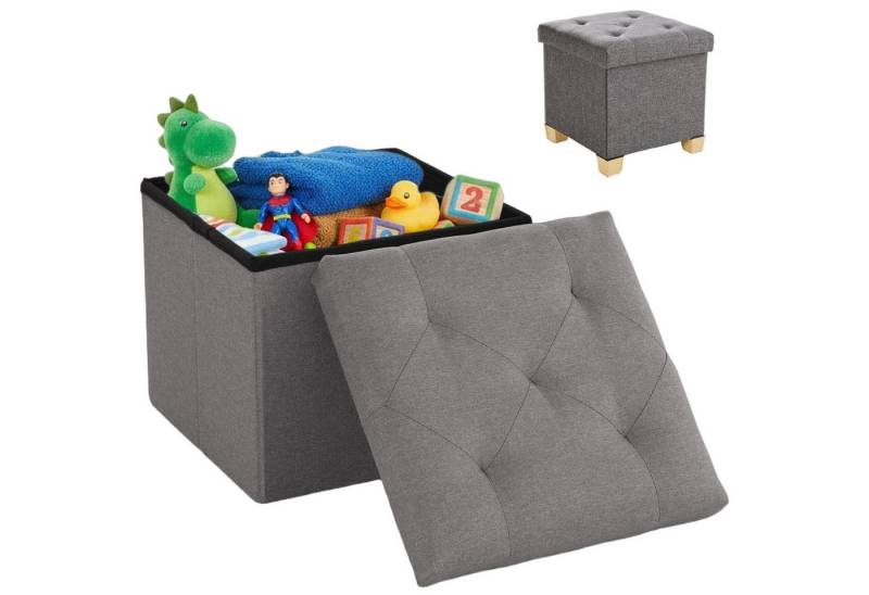 DUMOS Sitzhocker Quadratischer Sitzhocker mit Stauraum, Sitzhocker mit Stauraum DUMOS Sitzhocker Quadratischer Sitzhocker mit Stauraum, Sitzhocker mit Stauraum von DUMOS