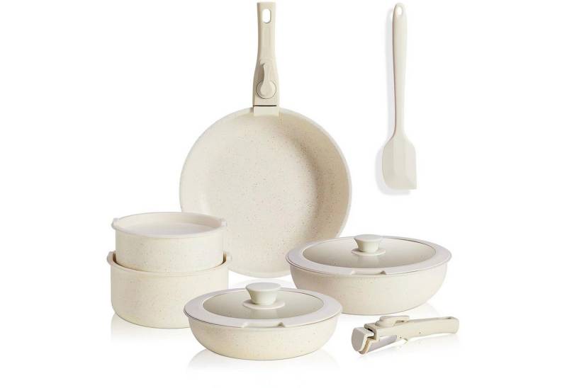 DUMOS Topf-Set Biogranit Induktion Kochtopf Set Pfannenset, 12 Teilig DUMOS Topf-Set Biogranit Induktion Kochtopf Set Pfannenset, 12 Teilig von DUMOS