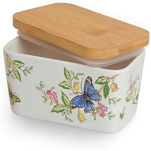 Butterbehälterschale Butterdose mit Deckel Butterbehälter Butterfly Butter Keeper für Restaurants und Haushalte von DUMRALBQE