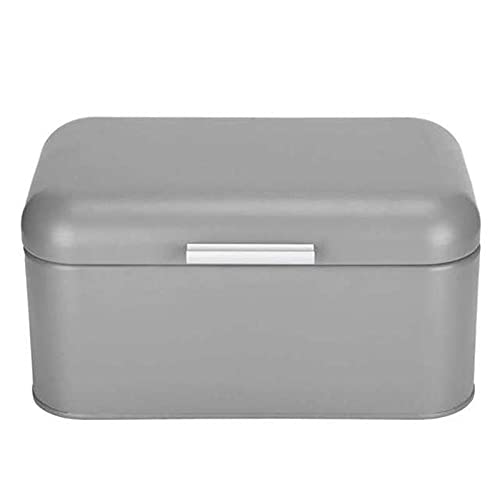 DUMRALBQE Brotkasten Brotbox Brotbehälter Organizer Brot Aufbewahrungsbox zur Aufbewahrung Frisch halten(Grey) von DUMRALBQE