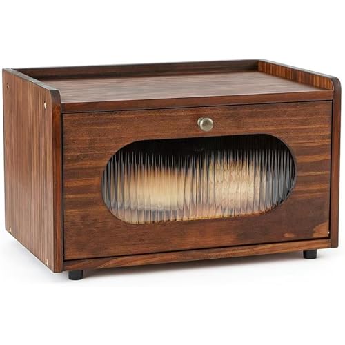 DUMRALBQE Brotkasten Brotkasten, Holz-Lebensmittelschrank, Haushalts-Aufbewahrungsbox zur Aufbewahrung Frisch halten DUMRALBQE Brotkasten Brotkasten, Holz-Lebensmittelschrank, Haushalts-Aufbewahrungsbox zur Aufbewahrung Frisch halten von DUMRALBQE