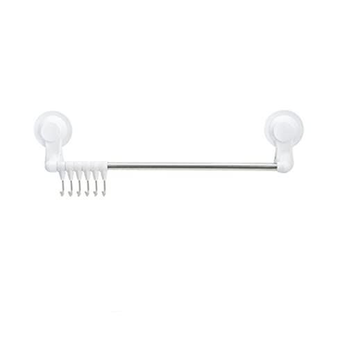 DUMRALBQE Küchenhakenleiste aus Metall Hanging Rod Punch-Free Badezimmer Handtuch Rack Küche Wandhaken für Restaurant-Einrichtungsgegenstände DUMRALBQE Küchenhakenleiste aus Metall Hanging Rod Punch-Free Badezimmer Handtuch Rack Küche Wandhaken für Restaurant-Einrichtungsgegenstände von DUMRALBQE