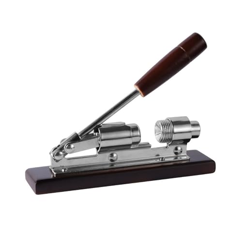 DUMRALBQE Nussknacker Pekannuss-Schälmaschine, Desktop-Pekannussknacker-Werkzeug mit Holzgriff für Haushaltswerkzeug von DUMRALBQE