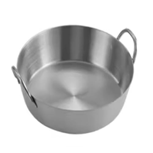 DUMRALBQE Saucenbecher Doppelohr-Snackteller, kommerzieller Soßenteller, Gewürz-Dip-Teller für Dippen und Portionieren(Silver,10cm) von DUMRALBQE