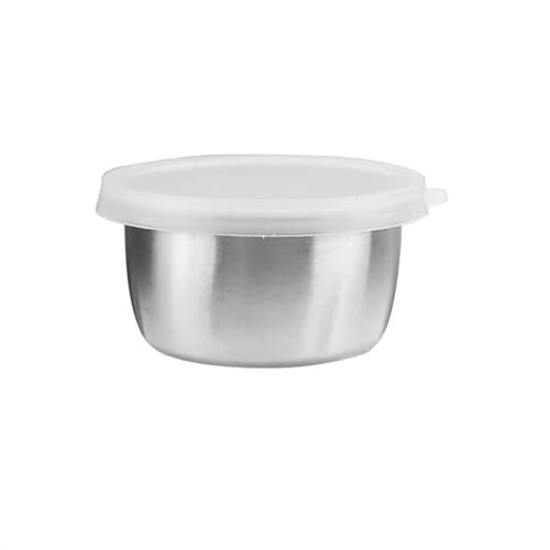 DUMRALBQE Saucenbecher Salat-Ketchupbecher mit Deckel 40ml 4Stk für Dippen und Portionieren(Colour 2) von DUMRALBQE