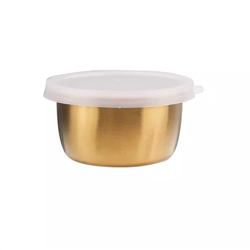 DUMRALBQE Saucenbecher Salat-Ketchupbecher mit Deckel 40ml 4Stk für Dippen und Portionieren(Colour 4) von DUMRALBQE