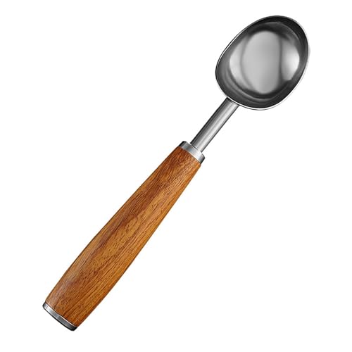 Eisportionierer Obstkugelschaufel mit Holzgriff, Utensil, Eisportionierer, Löffel für Jedermann Geeignet Eisportionierer Obstkugelschaufel mit Holzgriff, Utensil, Eisportionierer, Löffel für Jedermann Geeignet von DUMRALBQE
