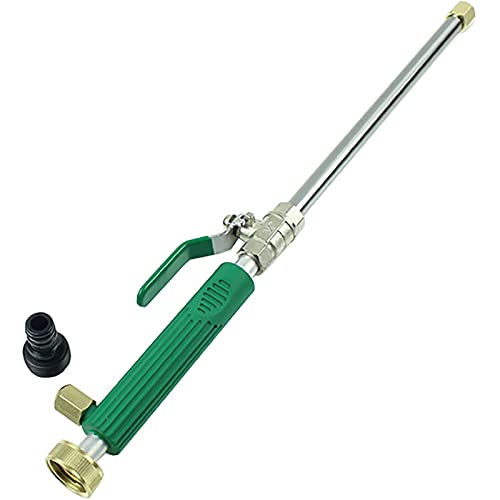 Gartenschlauchdüse Hohe Druckwaschauto Waw Water Gurg Gartenbewässerung Werkzeug 46cm Wasserpistole zur Reinigung der Bewässerung(Grün) von DUMRALBQE