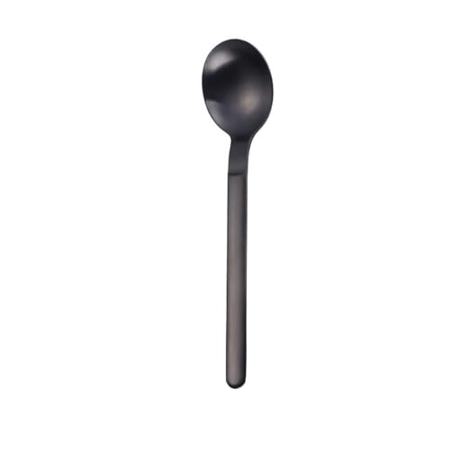 Löffel-Besteck-Set Erwachsene Abendessen Löffel Haushalt Edelstahl für Einfache Reinigung(Colour 6) von DUMRALBQE