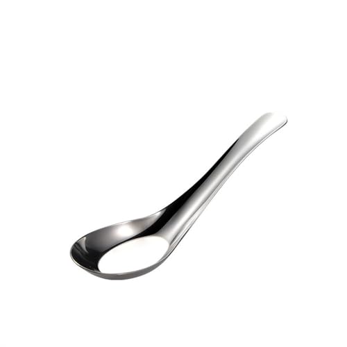 Löffel-Besteck-Set Servierlöffel mit flachem Boden für Einfache Reinigung(Style 1,15x4.3cm) von DUMRALBQE