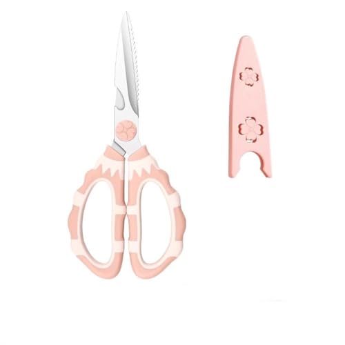 Schere Küchen- und Haushalts-Hühnerknochenschere für Alle Zwecke(Rosa) von DUMRALBQE