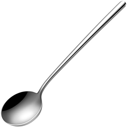 Suppenlöffel Haushaltslöffel aus Edelstahl mit verdicktem Griff für Kochen in der Küche Suppenlöffel Haushaltslöffel aus Edelstahl mit verdicktem Griff für Kochen in der Küche von DUMRALBQE