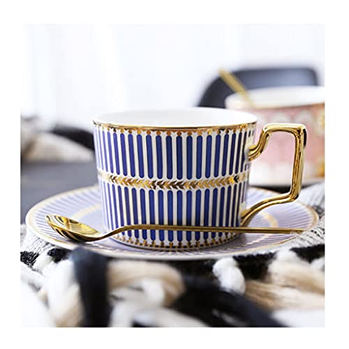 DUNAKE Tassen Mit Untertassen, Porzellan Teetassen, Teetassen Und Untertassen Porzellan Kaffee Cups Mit Untertassen - 6 Unze Für Spezialisierte Kaffeegetränke, Latte, Café Mokka Und Tee DUNAKE Tassen Mit Untertassen, Porzellan Teetassen, Teetassen Und Untertassen Porzellan Kaffee Cups Mit Untertassen - 6 Unze Für Spezialisierte Kaffeegetränke, Latte, Café Mokka Und Tee von DUNAKE