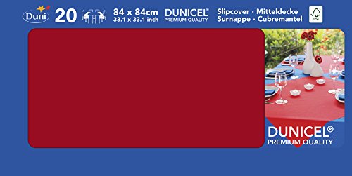 Dunicel-Mitteldecke 84x84cm rot 20 St VE=1 von Duni