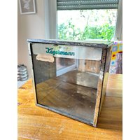 Alte Vintage Zwieback Blechdose Max Kagermann Wuppertal Mit Glas Rar Und Selten von DUNKELROTde