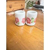 Set Funny Design Kerzenständer Für Baumkerzen Florales Rosen Niedlich von DUNKELROTde