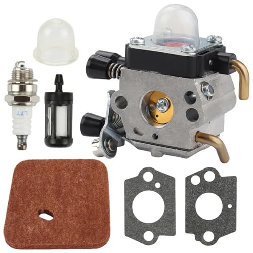 DUNLAP Vergaser-Kit passend for Stihl FS 38 45 46 55 55R 55RC 45C 45L 45EZ 55EZ 55C 55T 74 75 76 80 85 310 KM 55 55R HL45 FC55 Trimmer ACCS von DUNLAP