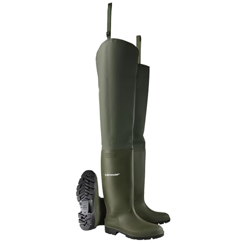 DUNLOP PVC-Wathose, Grün, Größe 47 (386 VP) von DUNLOP