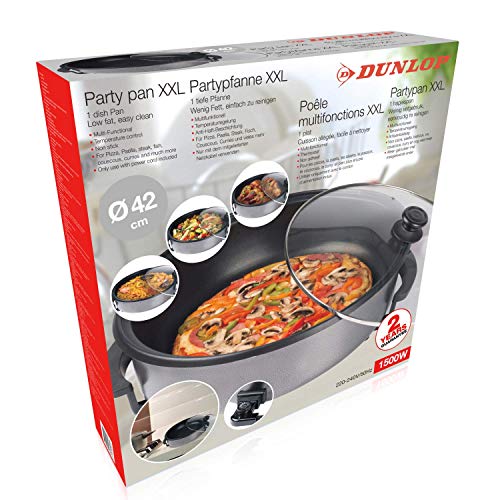 Dunlop 871125206747 Partypfanne XXL, 1500 W von DUNLOP