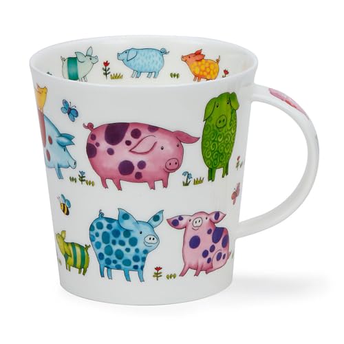 Dunoon Cairngorm 0,48 l Tasse Bright Bunch (Schwein) von DUNOON