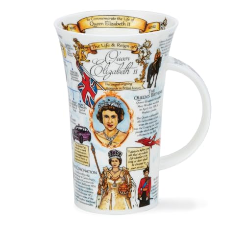 Dunoon Glencoe Tasse The Life and Reign of Queen Elizabeth II von Dunoon