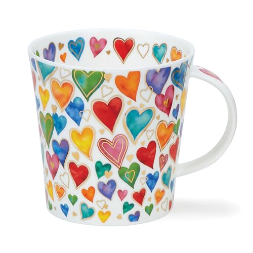 Dunoon Lomond Shape Tasse 0,32 l Dazzle (Herzen) von Dunoon