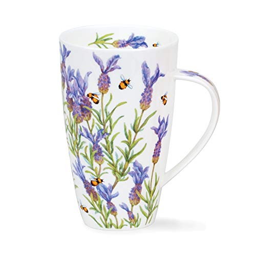 Lavenders and Bee's Dunoon Henley-Tasse, feines Knochenporzellan, 600 ml Fassungsvermögen von Dunoon