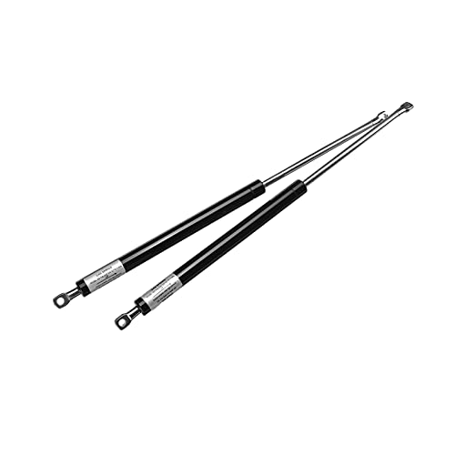 DUNSBY Motorhauben Gasfeder 2 STÜCKE 530mm 600-1200N Stoßhub Strebenstütze Bar Gas Feder Heben Pneumatische Unterstützung for Fit Verwendung for Ottomane Storage Bett Auto Bootsbus (Color : 1200N) von DUNSBY