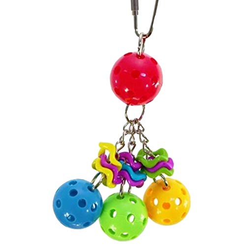 DUNSBY Vogelspielzeug 2 stück Bunte Kugel Papagei Vogel Sittich Biss Klettern Spiel Hängen Spielzeug Haustier Käfig Dekor Papageienspielzeug DUNSBY Vogelspielzeug 2 stück Bunte Kugel Papagei Vogel Sittich Biss Klettern Spiel Hängen Spielzeug Haustier Käfig Dekor Papageienspielzeug von DUNSBY