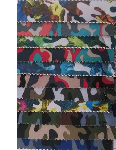 Neopren Stoff 2,5 mm Dickes, bunt bedrucktes Gummi-Neopren-Gewebe(2) von DUNSBY