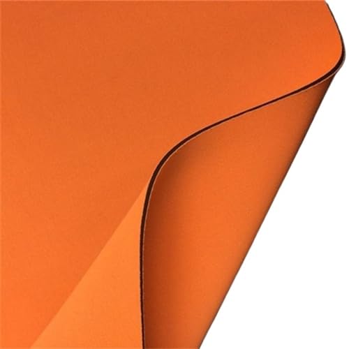 Neopren Stoff 2,5 mm Dickes Gummi-Neopren-Tauchstoff-Tauchmaterial(Orange) von DUNSBY