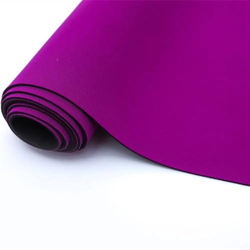 Neopren Stoff Lila 2 mm Dicker DIY-Näh-Komposit-Neopren-Tauchstoff, wasserdicht und Winddicht(45cm x 65cm) von DUNSBY
