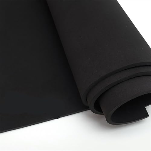 Neopren Stoff Wasserdichter Neoprenanzug, Neopren-Nähstoff, extra Dicker 9-mm-Stretchstoff, Anderer Stoff, gestrickter Stretch-Polyester(135cm x 45cm) von DUNSBY
