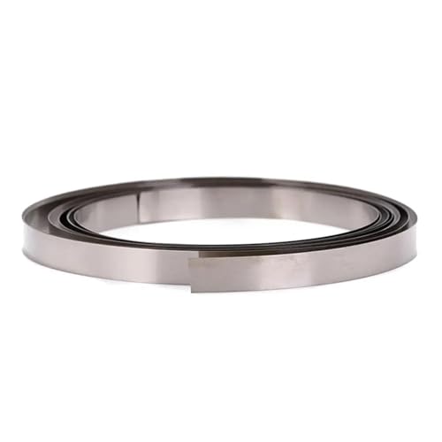 Nickelband 1 rolle Li-Ion 18650 Batterie Reine Vernickelung Blatt Platte Stahlband Band for Li Punktschweißen Kompatibel for Schweißer nickel(2mx0.12mmx8mm) von DUNSBY