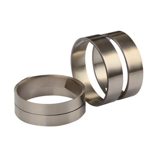 Nickelband 4 Stück 18650 Li-Ionen-Akku, Nickelblech, vernickelter Stahlgürtel, Streifenverbinder, Punktschweißgerät, Batterieschweißgeräte(6x0.1mm 10M) von DUNSBY