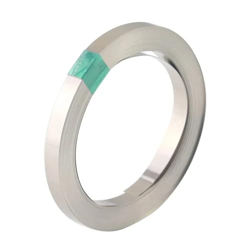 Nickelband 5M Nickelstreifen for Schweißen von Lithium-Batteriepacks, 99,96% Reinheit, Nickelband for 18650 26650 Batterie-Punktschweißgerät(0.15x6mmx5M) von DUNSBY