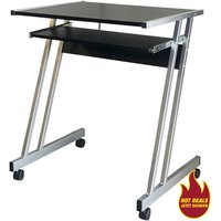 Computerrollwagen Jaro schwarz silber Optik B/H/T: ca. 62x73x50 cm von XXXL