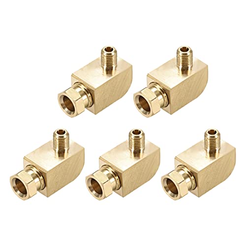 5 stücke Messingpfeife 90 Grad Barstock Straße Ellenbogen M6x0.75 männlich x 6mm Od. Rohr DUO ER von DUO ER