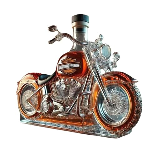300ml Whisky Dekanterflasche, Kunststatue, 3D Whiskys Weinflasche in Motorradform, neuartiger Whisky Dekanter aus Glas, kreative leere Weinflaschen zur Aufbewahrung von Spirituosen 300ml Whisky Dekanterflasche, Kunststatue, 3D Whiskys Weinflasche in Motorradform, neuartiger Whisky Dekanter aus Glas, kreative leere Weinflaschen zur Aufbewahrung von Spirituosen von DUOAZJL