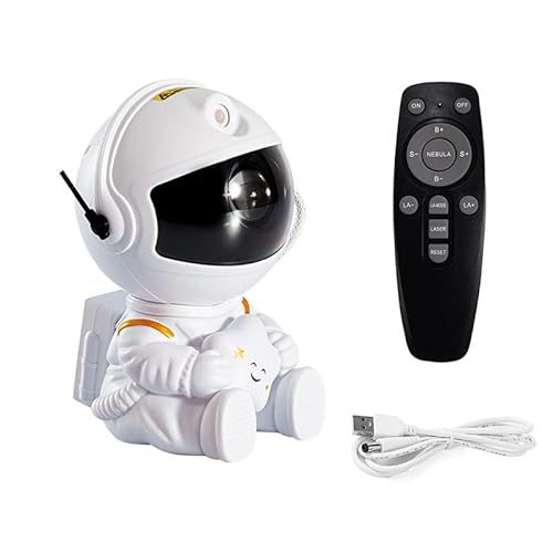 DUOBAGMA LED Sternenhimmel Projektor, Astronauten Sternenhimmel Projektor, Nachtlicht Sterne Projektor LED Sternenlicht Astronaut Lampe Galaxy Projektor für Schlafzimmer, Spielzimmer, Zuhause, Party DUOBAGMA LED Sternenhimmel Projektor, Astronauten Sternenhimmel Projektor, Nachtlicht Sterne Projektor LED Sternenlicht Astronaut Lampe Galaxy Projektor für Schlafzimmer, Spielzimmer, Zuhause, Party von DUOBAGMA