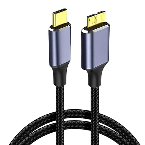 DUOBAGMA USB 3.0 Kabel, 0,5M USB C auf Micro B Kabel Schnelle Datenübertragung Datenkabe, für TV,Laptop,PC, Projector,Smartphone,Tablet,Camera,Festplatte DUOBAGMA USB 3.0 Kabel, 0,5M USB C auf Micro B Kabel Schnelle Datenübertragung Datenkabe, für TV,Laptop,PC, Projector,Smartphone,Tablet,Camera,Festplatte von DUOBAGMA
