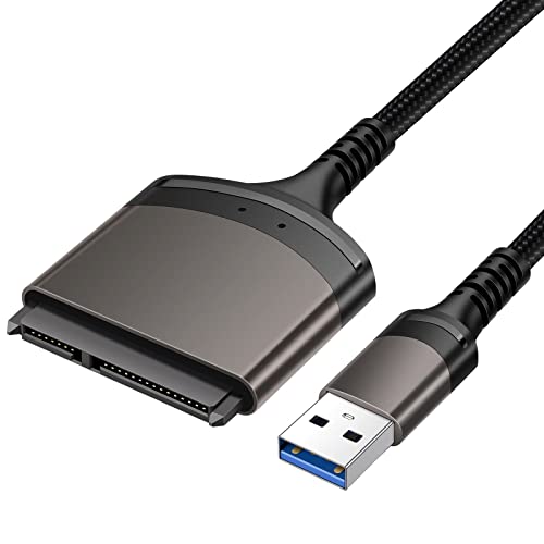 DUOBAGMA USB 3.0 auf SATA Kabel Adapter Bis zu 6 Gbps für 2.5 Zoll externe Festplatte SSD Festplatte SATA 3 22 Pin Adapter von DUOBAGMA