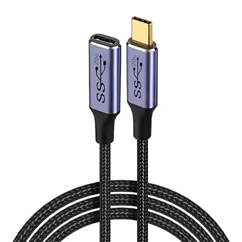 DUOBAGMA USB 3.2 Typ C Verlängerungskabel USB C zu Typ-c männlich zu weiblich Extender Datenkabel 4K PD100W Schnellladekabel USB-C Ladekabel Draht von DUOBAGMA