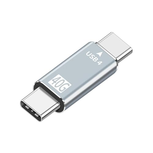 DUOBAGMA USB C Male to Male Adapter 40Gbps, USB C auf PD USB Typ C Adapter unterstützt Datenübertragung und Aufladen, USB C Verbinder kompatibel mit Thunderbolt 3/4, USB3.1, USB2.0 Übertragung DUOBAGMA USB C Male to Male Adapter 40Gbps, USB C auf PD USB Typ C Adapter unterstützt Datenübertragung und Aufladen, USB C Verbinder kompatibel mit Thunderbolt 3/4, USB3.1, USB2.0 Übertragung von DUOBAGMA