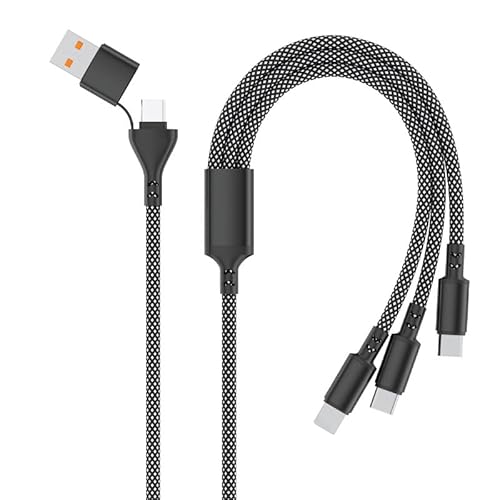 Ladekabel 120cm USB C Charging Kabel, 3 in 2 100W SchnellLadekabel für Huawei Xiaomi Multi-Schnittstelle Ladekabel 120cm USB C Charging Kabel, 3 in 2 100W SchnellLadekabel für Huawei Xiaomi Multi-Schnittstelle von DUOBAGMA