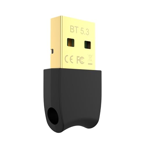 USB Bluetooth 5.3 Dongle Adapter für PC Lautsprecher Drahtlose, Maus Tastatur Musik Audio Empfänger Sender Bluetooth von DUOBAGMA